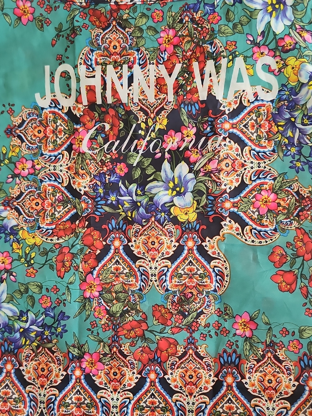 🌷HP🌷JOHNNY WAS California Large Floral Nylon Tote Bag - Picture 3 of 10